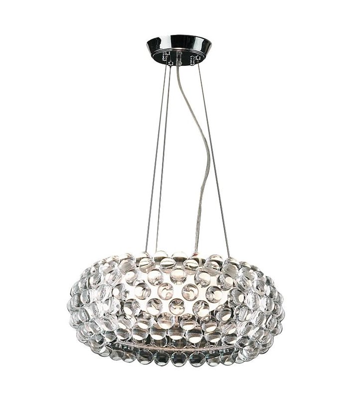 Ekskluzywna lampa wisząca Acrylio duża nowoczesna klosz z akrylowymi kulkami do salonu sypialni jadalni nad stół