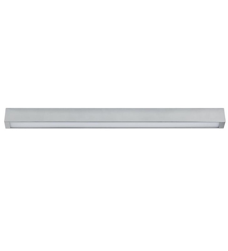 92cm wąski nowoczesny plafon Straight Silver srebrny świetlówka LED