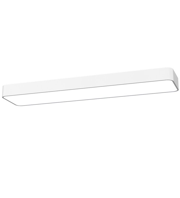 Soft White LED 90x20 biały wąski prostokątny plafon