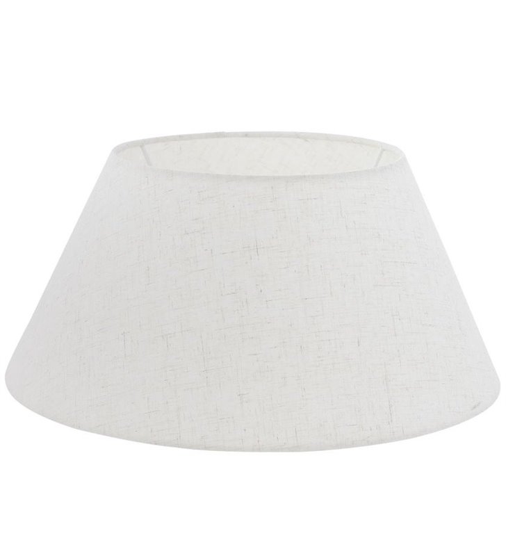 Lampa Vintage(2) - kremowy abażur w kształcie stożka średnica 35 cm - DOSTĘPNY OD RĘKI